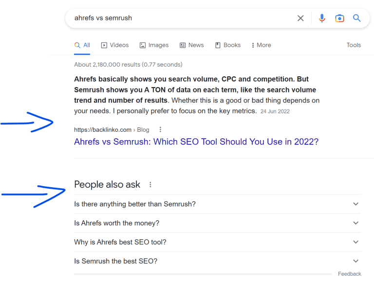 Comparison steal seo Strategy